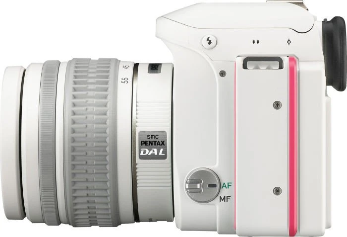 Pentax K-S1 weiß/pink mit Objektiv smc DA L 18-55mm 3.5-5.6 AL