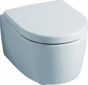 Geberit iCon Wand-WC Tiefspüler, verkürzte Ausladung, geschlossene Form weiß