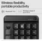 HP 430/435 Programmable Wireless Keypad, schwarz, Bluetooth Vorschaubild