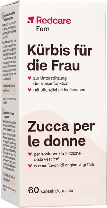 Redcare Fem Kürbis für die Frau Kapseln, 60 Stück