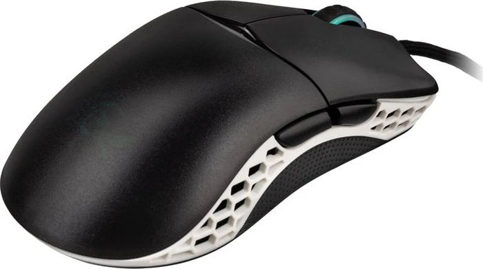 Ducky Feather Black & White Ultralight Gaming Mouse, Huano Switches, USB