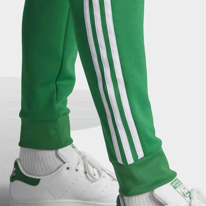 adidas Adicolor Classics SST Trainingshose lang grün/weiß (Herren)