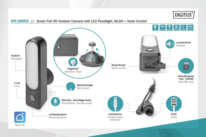 Digitus Smart Full HD Outdoor Camera