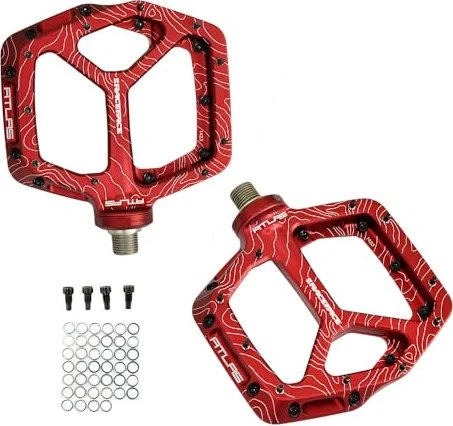 RaceFace Atlas 31.8mm/13mm/4° up/8° back Riser Lenker 785mm rot