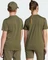 adidas Essentials T-Shirt kurzarm olive strata/black (Junior) Vorschaubild