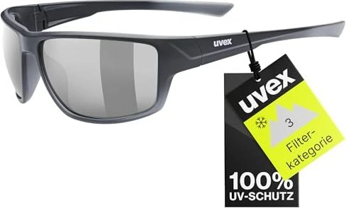 UVEX sportstyle 230 black matt/litemirror smoke