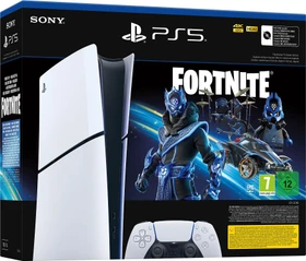 Sony PlayStation 5 Slim Digital Edition - 1TB Fortnite Cobalt Star Bundle weiß