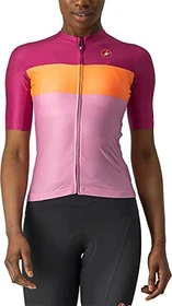 Castelli Aero Pro Trikot kurzarm pink/coral flash/magenta (Damen)