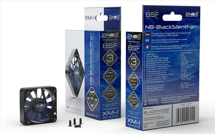 Noiseblocker NB-BlackSilentFan XM2, 40mm