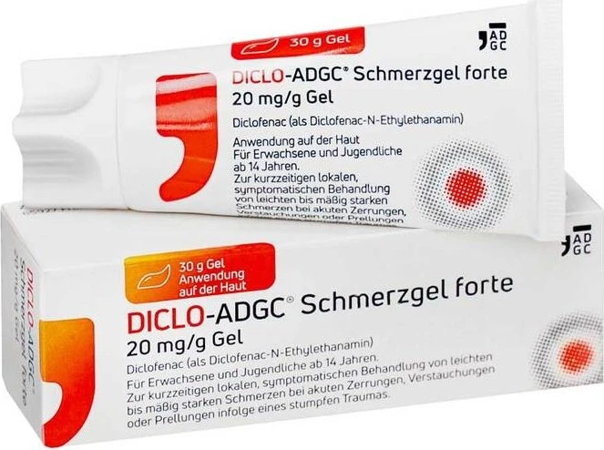 Zentiva Diclo-ADGC forte 20mg/g Schmerzgel, 30g