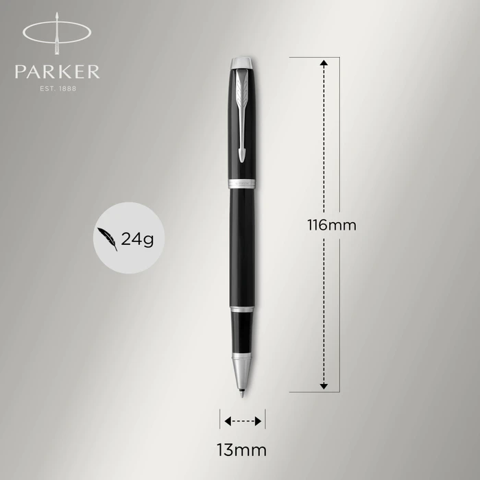 Parker IM Tintenroller (Mine) black lacquer/chrome trim, Geschenkbox