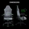 Razer Iskur V2 NewGen Gamingstuhl, grau Vorschaubild