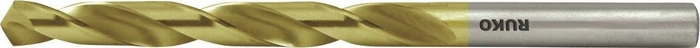 Ruko DIN338 Typ N HSS-G TiN Spiralbohrer, 4x43x75mm, 10 Stück