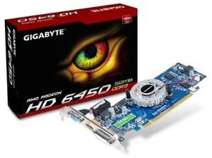 GIGABYTE Radeon HD 6450, 512MB DDR3, VGA, DVI, HDMI