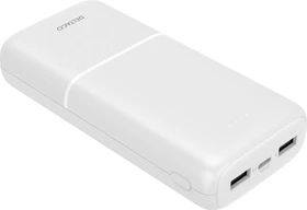 Deltaco Powerbank 2x USB-A 1x USB-C 20000mAh weiß