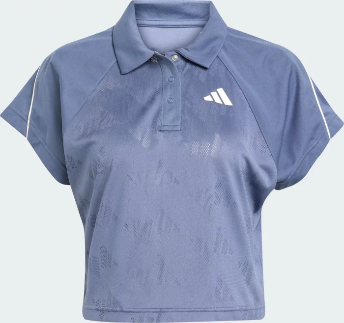 adidas Stadium 3-Streifen vom Tennis inspiriertes Poloshirt kurzarm preloved ink/off white (Damen)