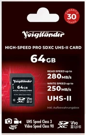 Voigtländer High-Speed PRO R280/W250 64GB, UHS-II U3, Class 10