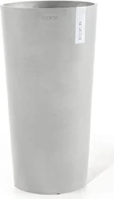 Ecopots Kunststoff-Topf Amsterdam High 41cm white grey