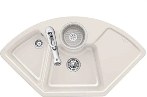 Villeroy & Boch Solo Eck Einbau Becken mittig crema