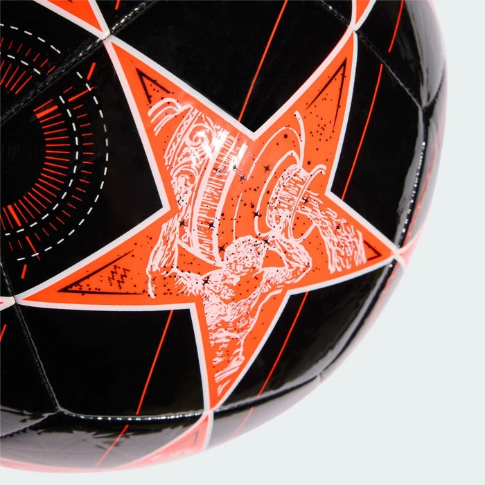 adidas UCL Club 2025/2026 League Stage Fußball rot/schwarz/weiß