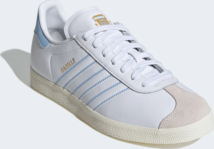 adidas Gazelle Fußball Argentinien cloud white/glow blue/off white