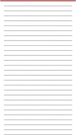 bsb-obpacher Kalender Manager Ersatzeinlage, A5, liniert, 50 Blatt