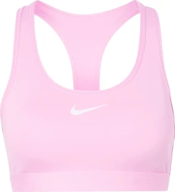 Nike Swoosh Medium Support Sport-BH pink rise/white (Damen)