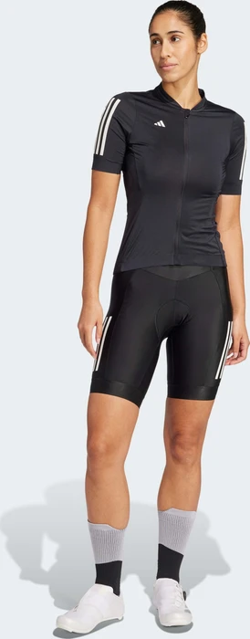 adidas Tempo 3-Streifen Trikot kurzarm schwarz (Damen)
