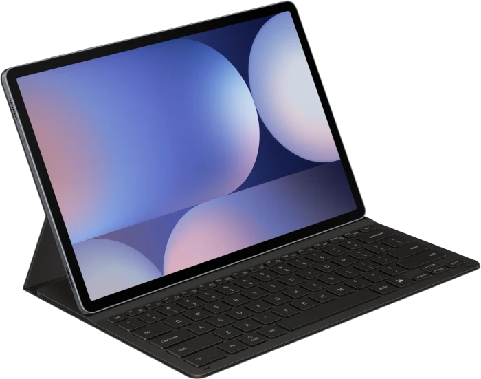 Samsung EF-DX820 Book Cover Keyboard Slim mit AI-Taste für Galaxy Tab S9+ / S9 FE+ / S10+, schwarz, IT