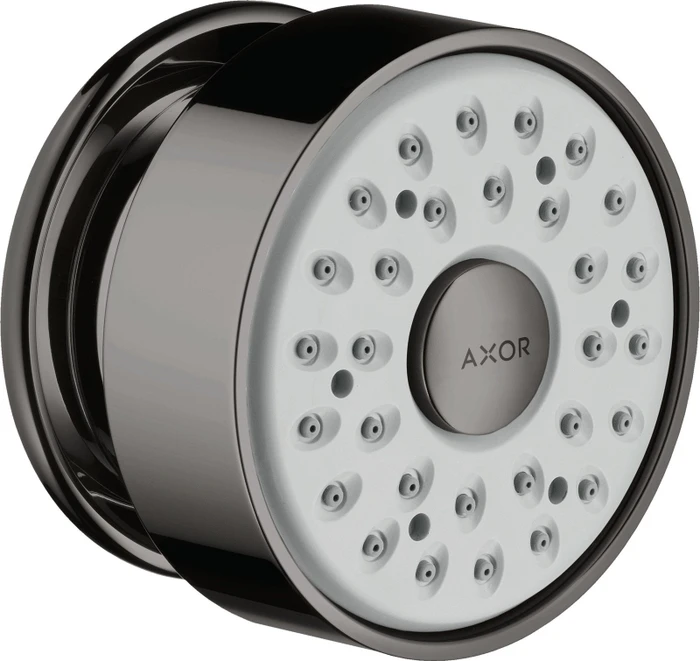 Hansgrohe Axor Seitenbrause rund 1jet polished black chrome