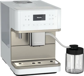 Miele CM 6360 MilkPerfection lotosweiß/clean steel metallic