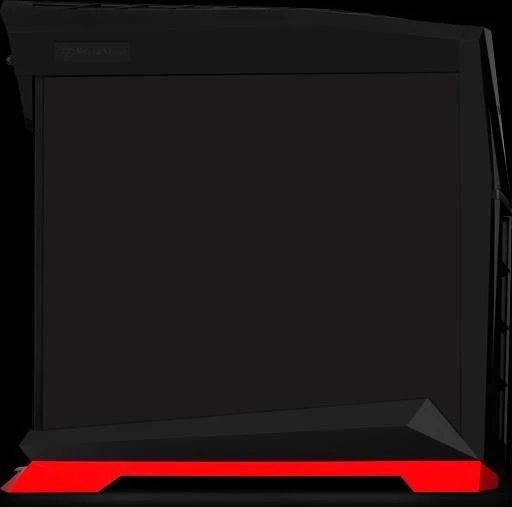 SilverStone Raven X RVX01 rot, Acrylfenster