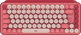 Logitech POP Keys Wireless Mechanical Keyboard, Logi Bolt, Heartbreaker, TTC BROWN, USB/Bluetooth, FR (920-010724)