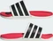 adidas Comfort Adilette 2.0 crystal white/core black/lucid red Vorschaubild