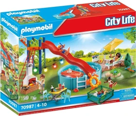 playmobil City Life Poolparty mit Rutsche