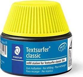 Staedtler Textsurfer classic Nachfüllstation Tintenflasche gelb, 30ml