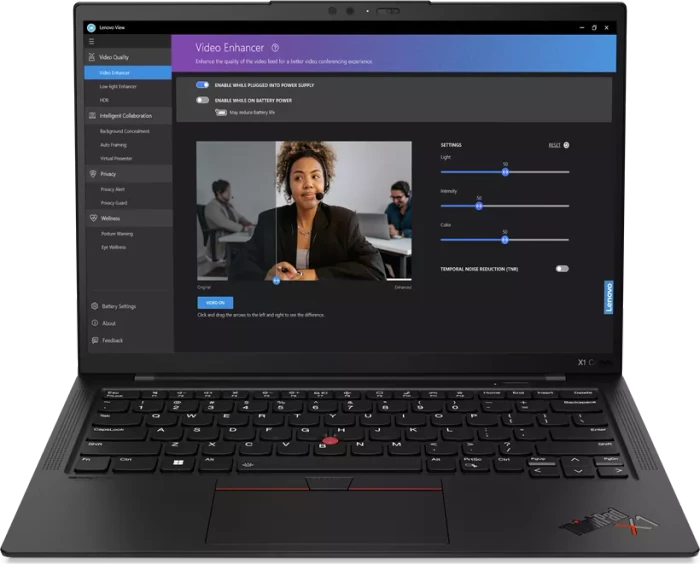 Lenovo ThinkPad X1 Carbon G11, Deep Black Paint, Core i7-1355U, 16GB RAM, 512GB SSD, DE