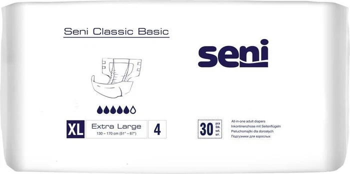 Seni Classic Basic Schutzhose Größe XL, 120 Stück