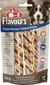 8in1 Delights Twisted Sticks XS Triple Flavour, 10 Stück
