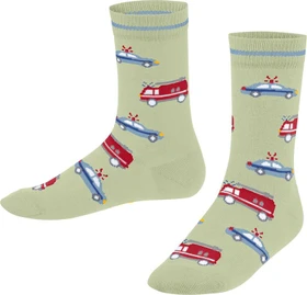 Falke Police and Fire Cars Socken jade (Junior)