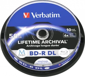 Verbatim M-DISC BD-R DL 50GB, 6x, 10er Spindel