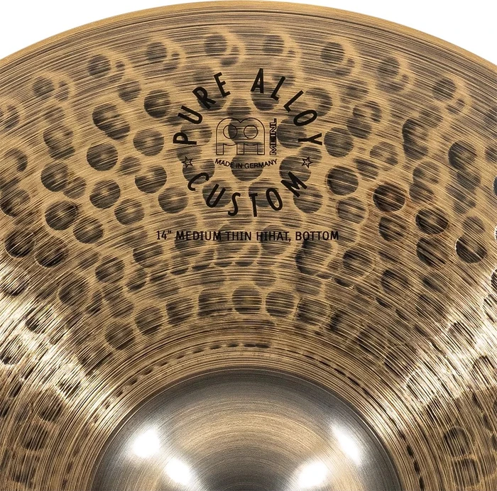 Meinl Pure Alloy Custom Medium Thin Hi-Hat 14"