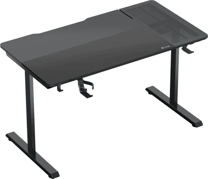 Thunder X3 LAB-X Lite Schreibtisch 130x70cm schwarz/schwarz