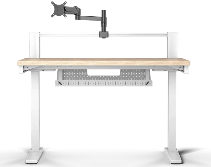 Corsair Platform:4 Schreibtisch 120x76cm Kiefer/weiß