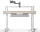 Corsair Platform:4 Schreibtisch 120x76cm Kiefer/weiß (CF-9500058-WW)