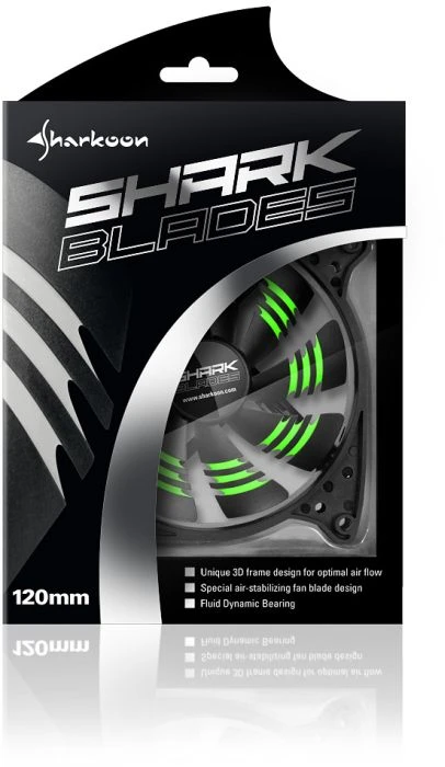 Sharkoon Shark Blades grün, 120mm