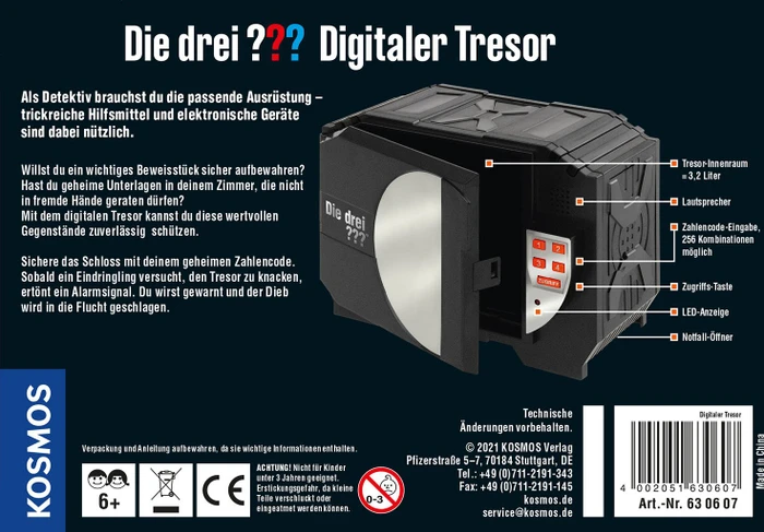 Kosmos Die drei ??? Digitaler Tresor