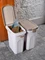 Kerbl Futtercontainer, 40l, weiß/braun Vorschaubild