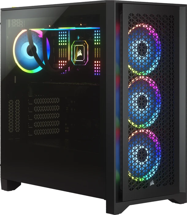 Corsair 4000D Airflow, schwarz, Glasfenster