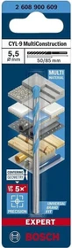 Bosch Professional EXPERT CYL-9 MultiConstruction Mehrzweckbohrer, 5.5x50x85mm, 1 Stück